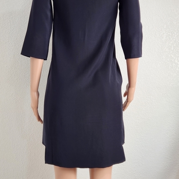 ANN Taylor Modern Black Hi-Low Dress Size: XSP - Picture 9 of 13